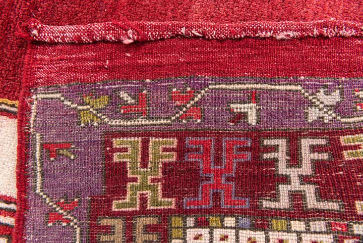 4' 1 x 6' 5 Hand Knotted Anatolian Wool Rug