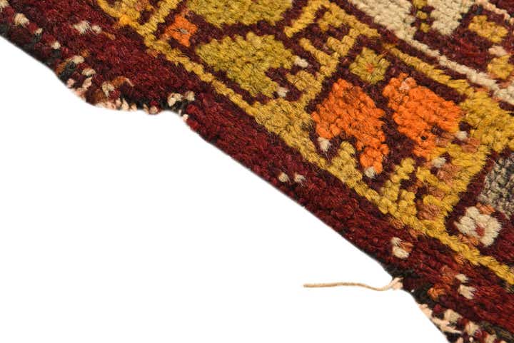2' 7 x 4' Hand Knotted Anatolian Oriental Wool Rug