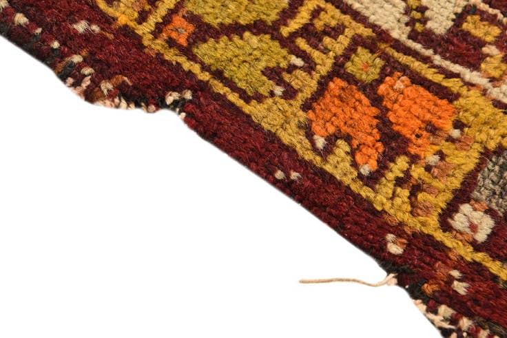 Detail image of 2' 7 x 4' Hand Knotted Anatolian Oriental Wool Rug