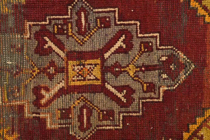 2' 7 x 4' Hand Knotted Anatolian Oriental Wool Rug