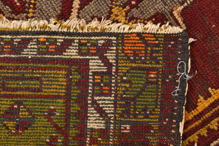 2' 7 x 4' Hand Knotted Anatolian Oriental Wool Rug