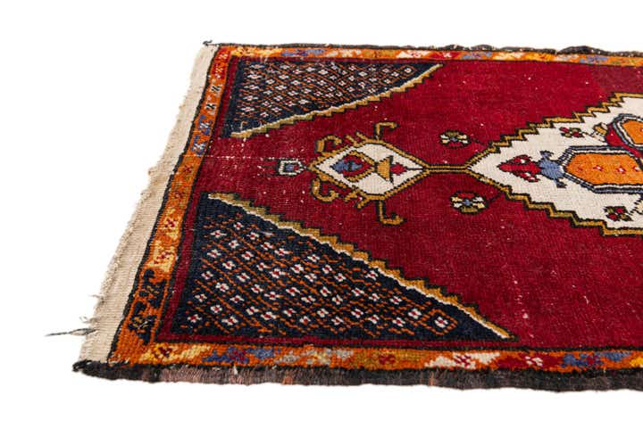 1' 9 x 3' 4 Hand Knotted Anatolian Wool Rug