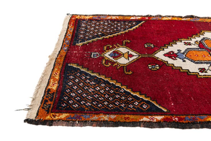 Detail image of 1' 9 x 3' 4 Hand Knotted Anatolian Wool Rug