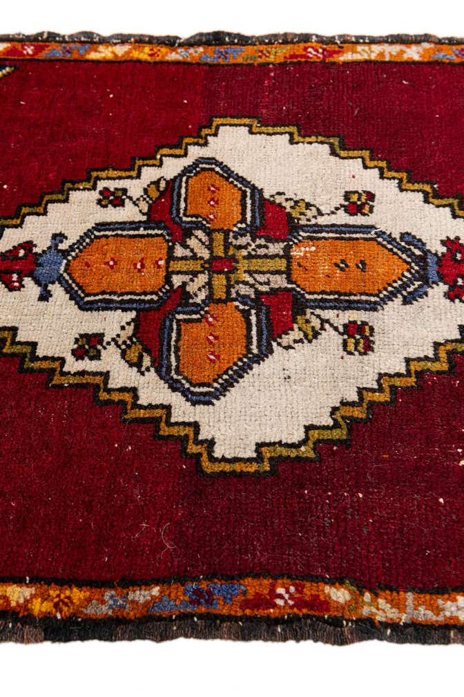 1' 9 x 3' 4 Hand Knotted Anatolian Wool Rug
