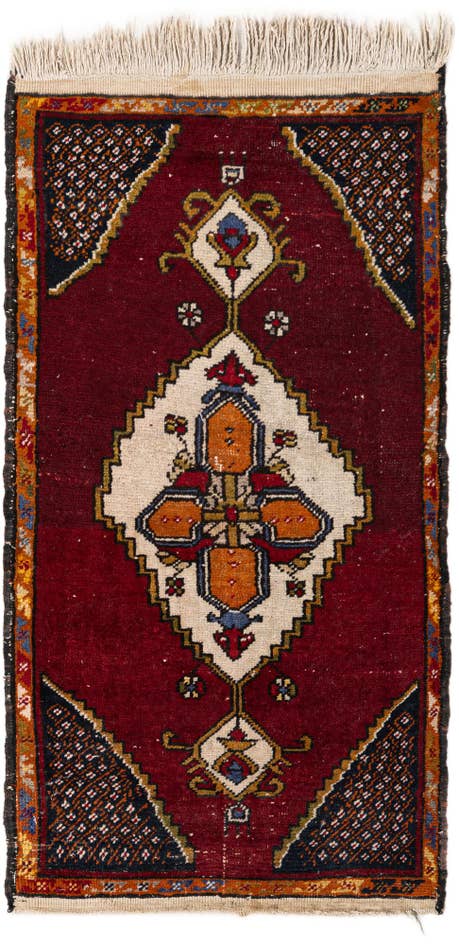 Detail image of 1' 9 x 3' 4 Hand Knotted Anatolian Wool Rug