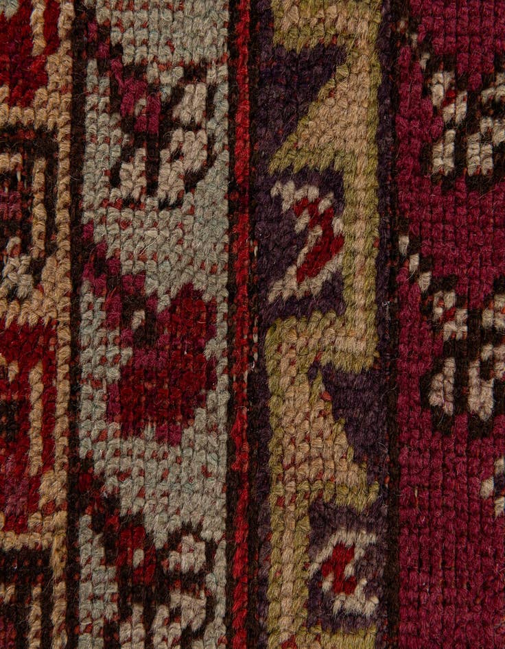 Detail image of 3' 6 x 5' 4 Hand Knotted Anatolian Oriental Wool Rug