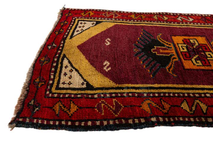 1' 9 x 3' 1 Hand Knotted Anatolian Wool Rug
