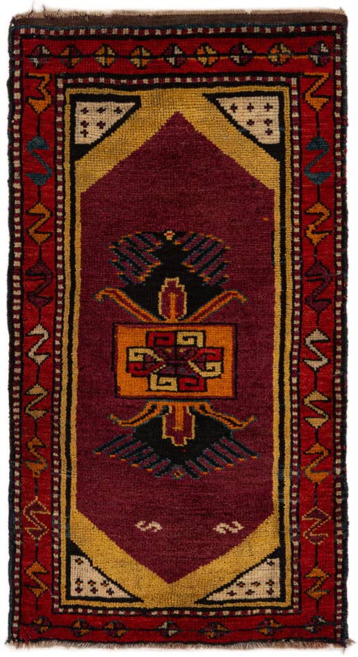Detail image of 1' 9 x 3' 1 Hand Knotted Anatolian Wool Rug