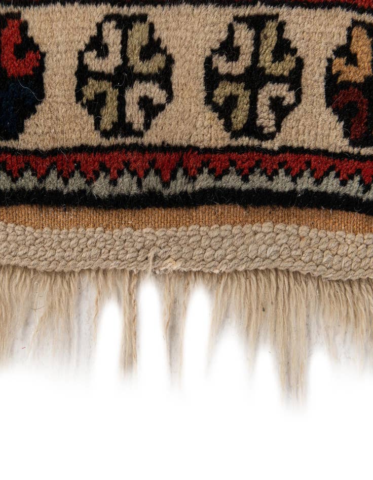 Detail image of 4' 2 x 6' 11  Hand Knotted Anatolian Oriental Wool Rug