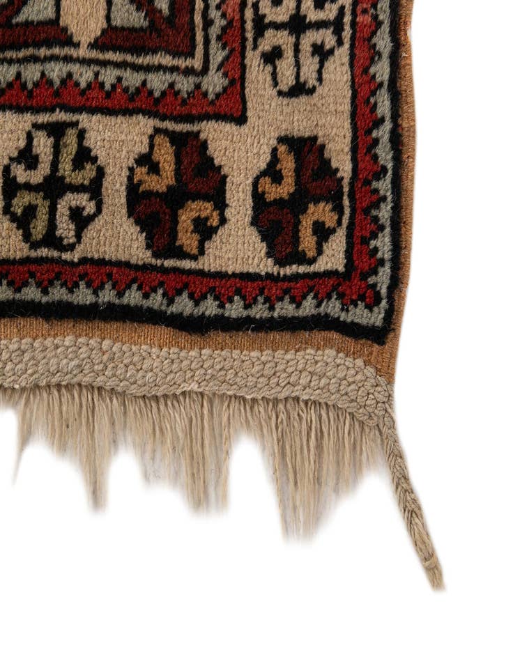 Detail image of 4' 2 x 6' 11  Hand Knotted Anatolian Oriental Wool Rug