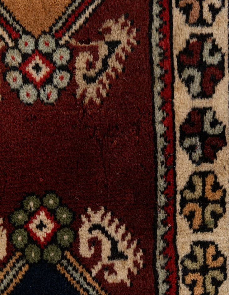 Detail image of 4' 2 x 6' 11  Hand Knotted Anatolian Oriental Wool Rug