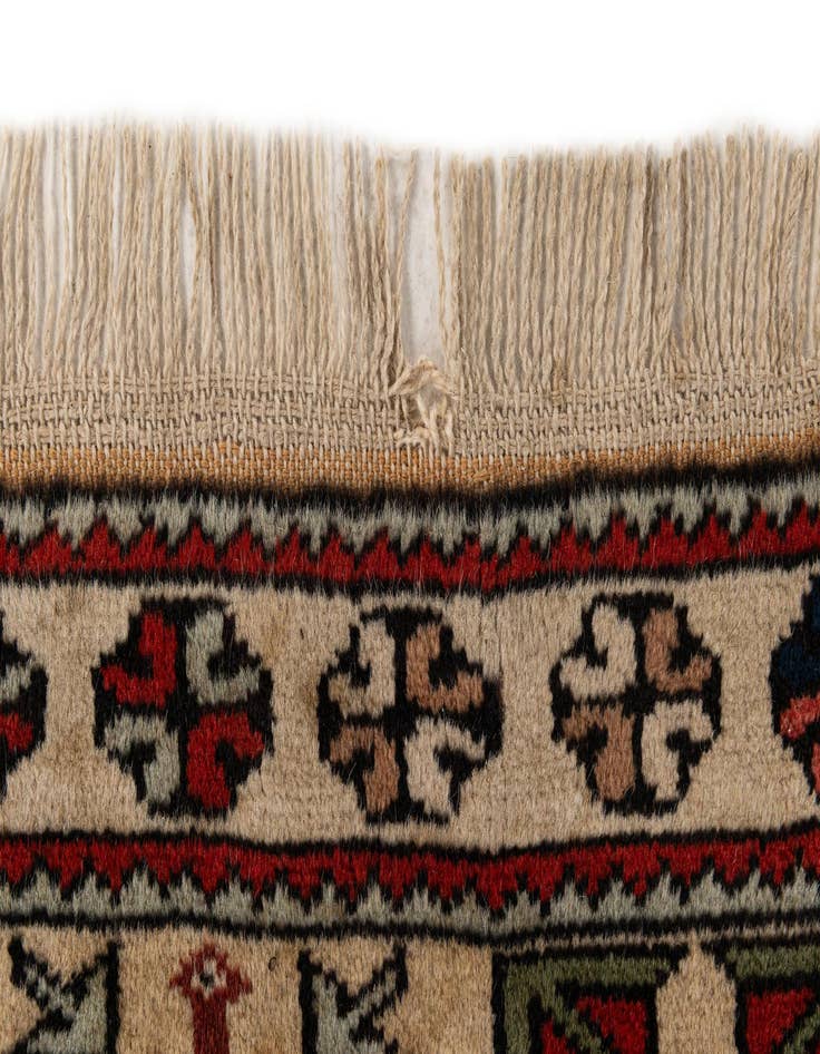 Detail image of 4' 2 x 6' 11  Hand Knotted Anatolian Oriental Wool Rug