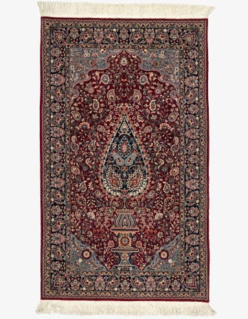3' x 5' 2 Hand Knotted Anatolian Oriental Wool Rug