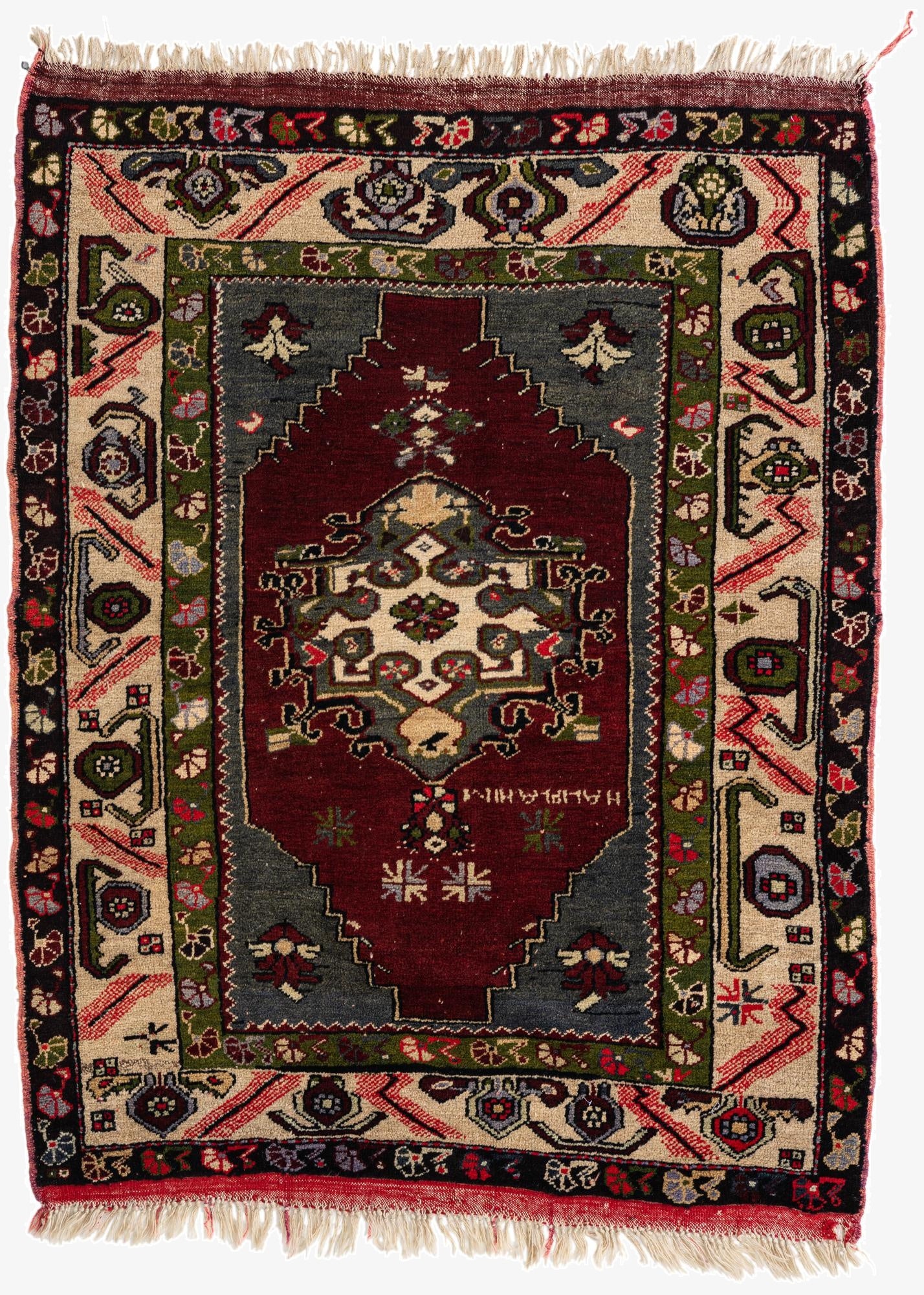 4' 1 x 5' 2  Hand Knotted Anatolian Wool Rug
