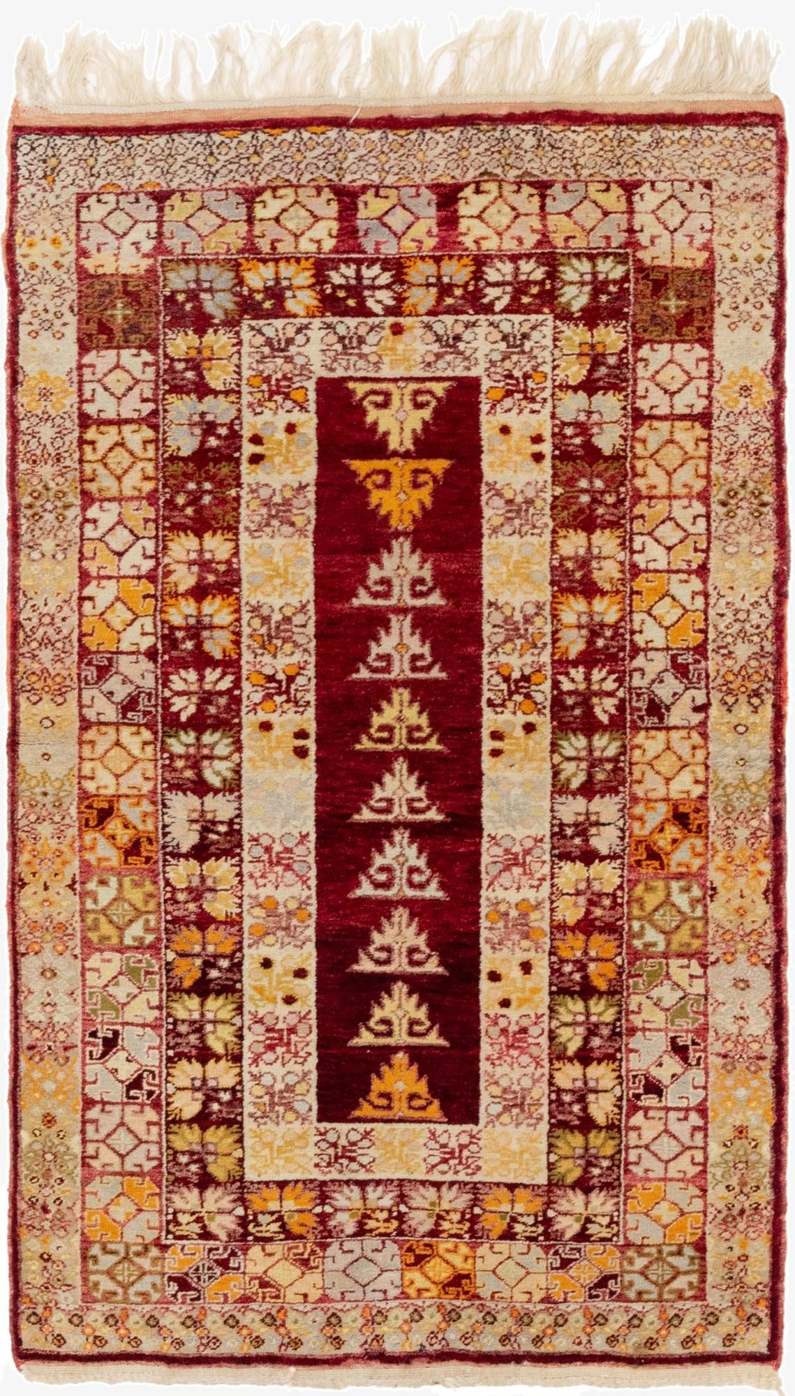 3' 7 x 6'  Hand Knotted Anatolian Wool Rug