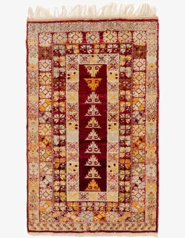 3' 7 x 6' Hand Knotted Anatolian Wool Rug