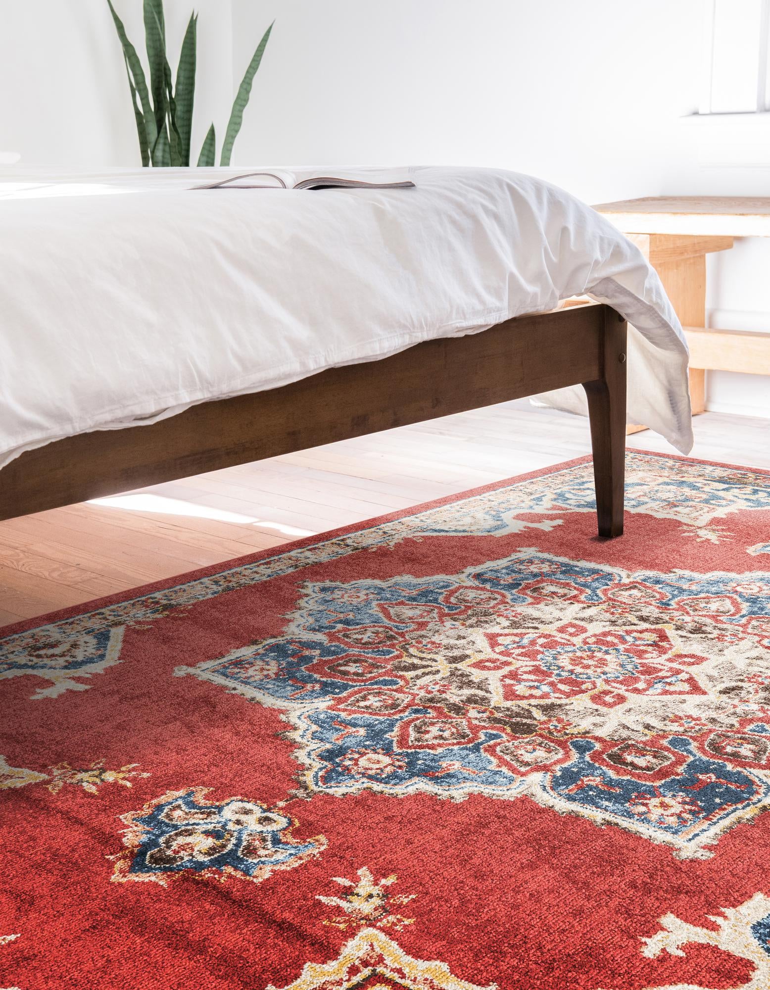 Burgundy 5' x 8' Arcadia Rug eSaleRugs