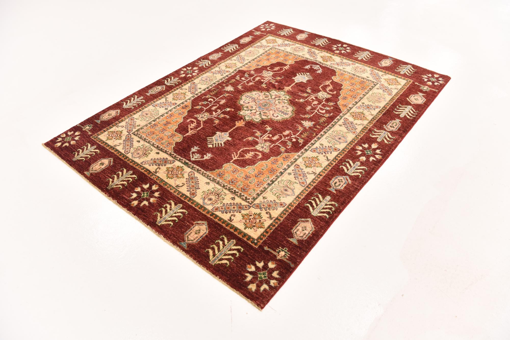 5' x 6' 9 Hand Knotted Ariana Ziegler Rug
