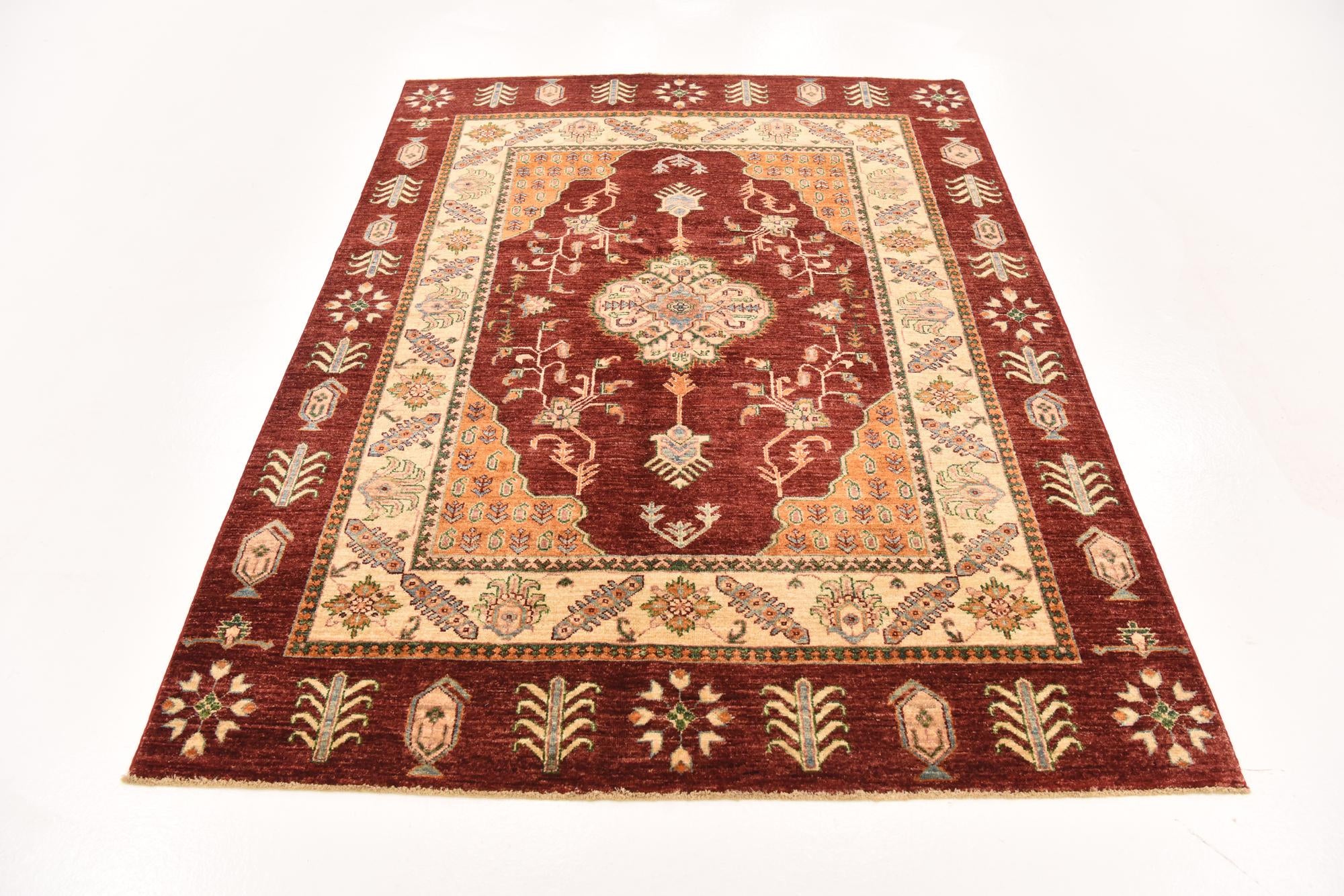 5' x 6' 9 Hand Knotted Ariana Ziegler Rug