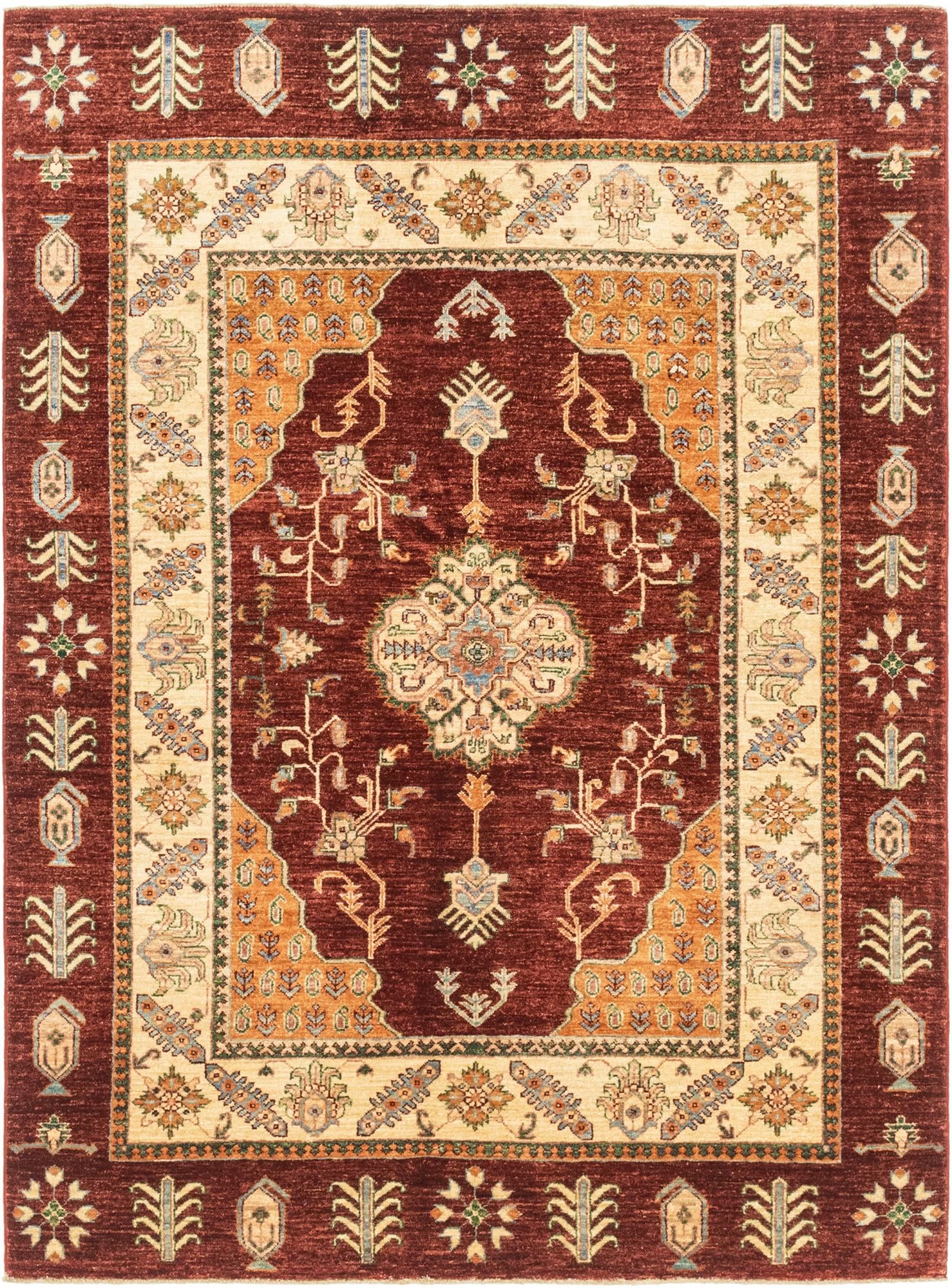 5' x 6' 9 Hand Knotted Ariana Ziegler Rug