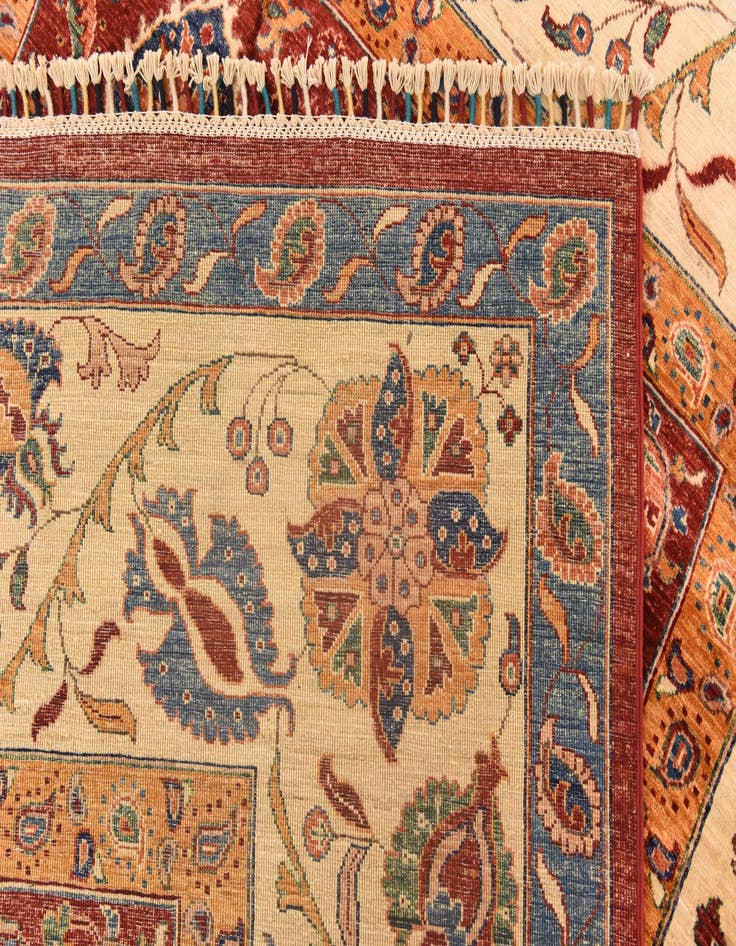 Detail image of 6' 7 x 9' 5  Hand Knotted Ariana Ziegler Rug