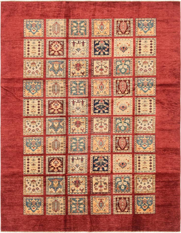 Detail image of 6' 8 x 9' 10 Hand Knotted Ariana Ziegler Rug