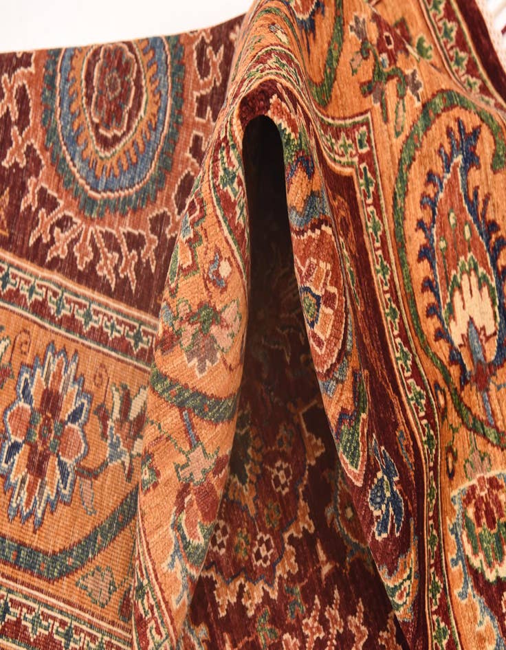 Detail image of 5' 9 x 8'  Hand Knotted Ariana Ziegler Rug