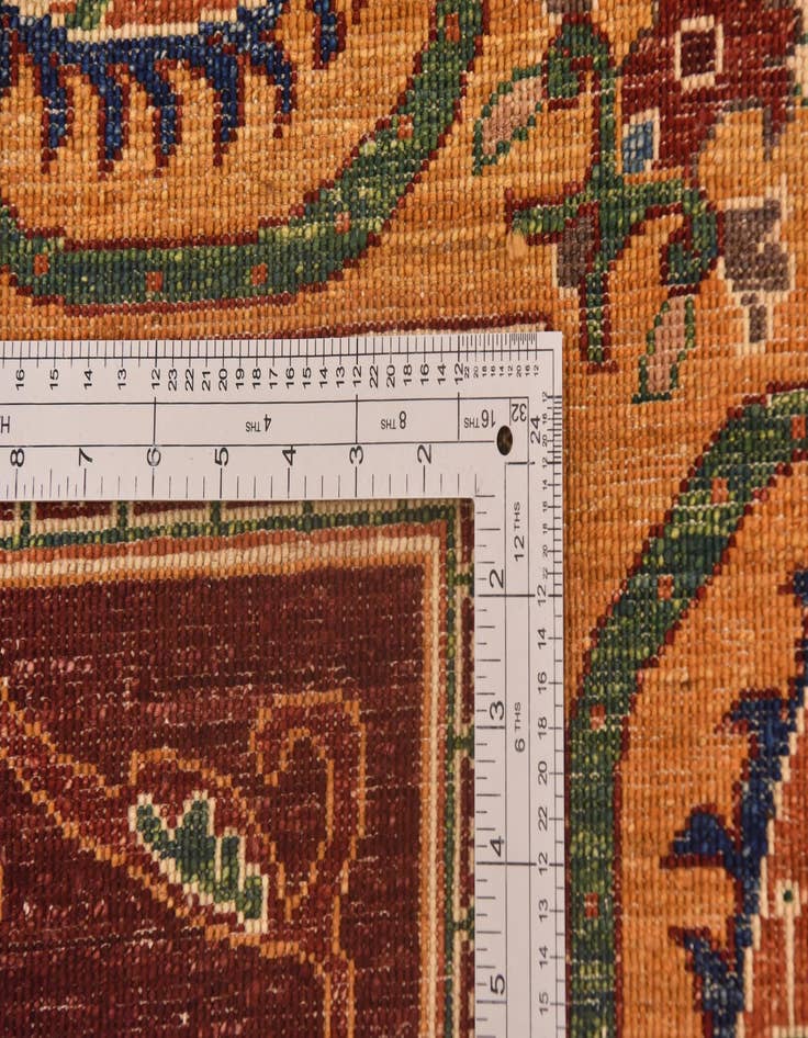 Detail image of 5' 9 x 8'  Hand Knotted Ariana Ziegler Rug