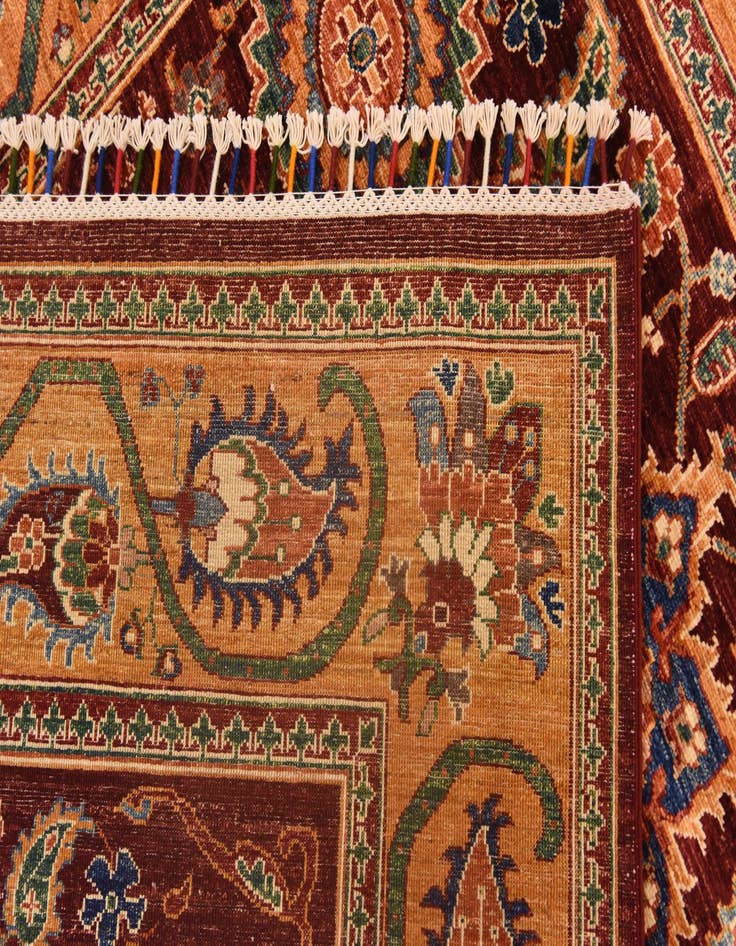 Detail image of 5' 9 x 8'  Hand Knotted Ariana Ziegler Rug