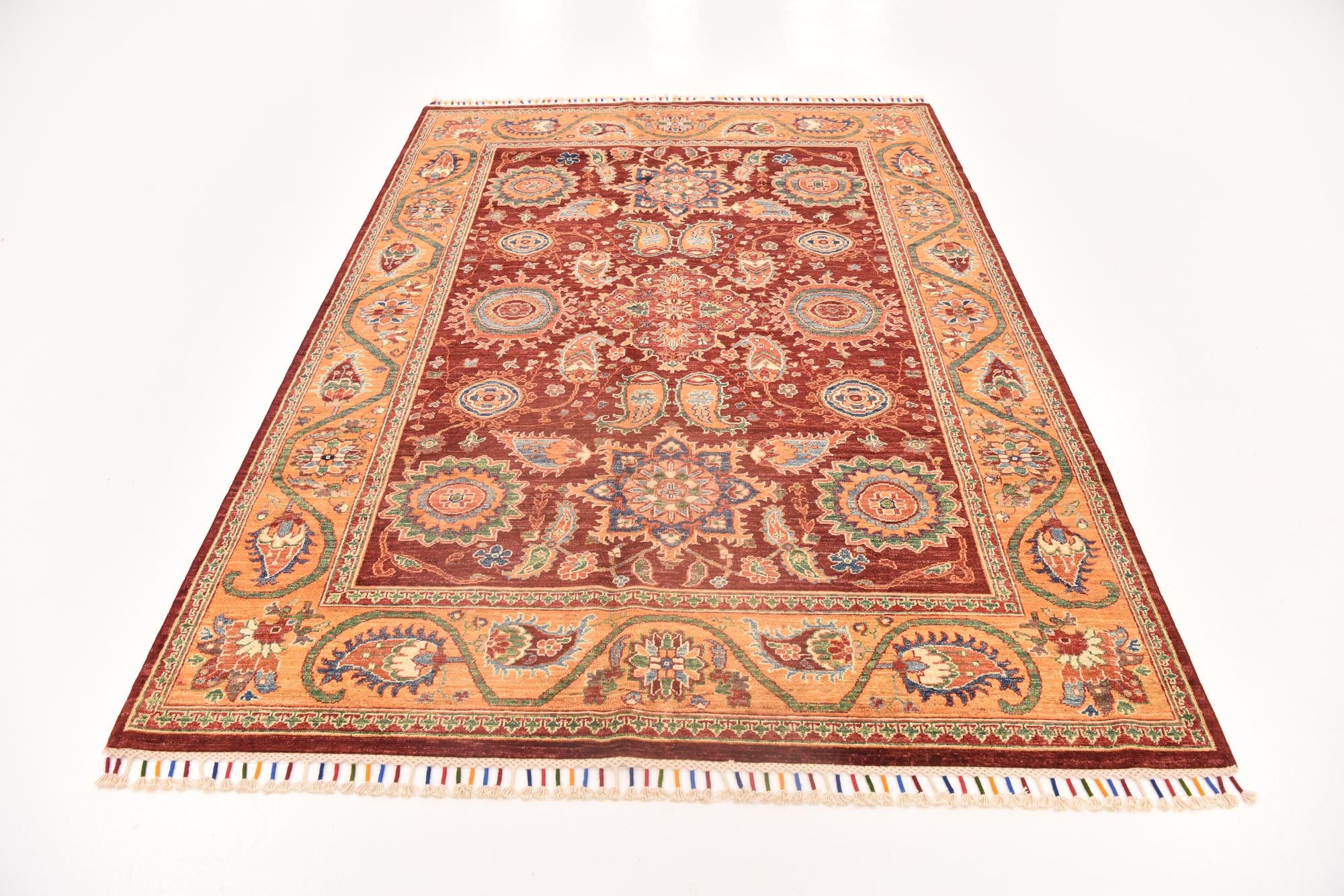 5' 9 x 8' Hand Knotted Ariana Ziegler Rug