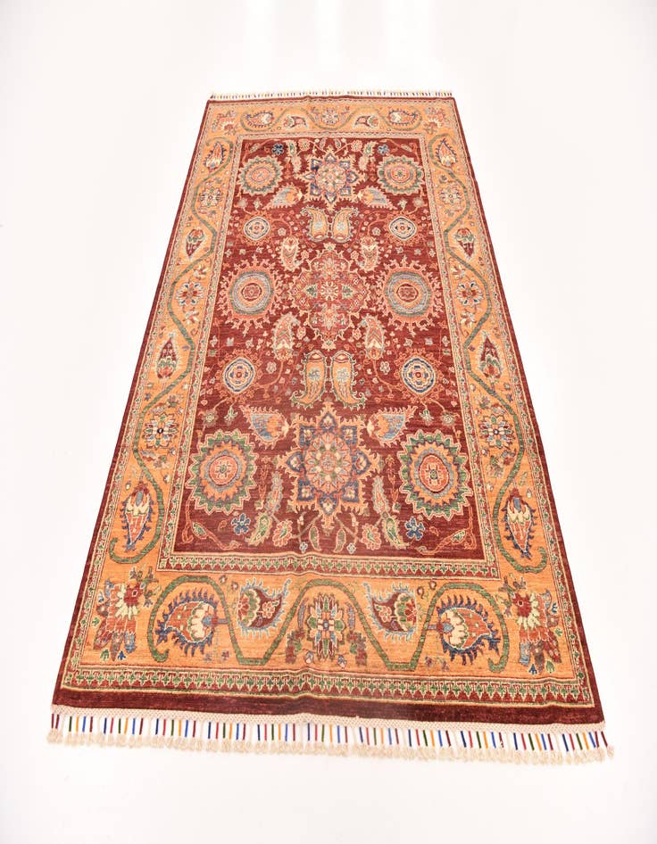 Detail image of 5' 9 x 8'  Hand Knotted Ariana Ziegler Rug