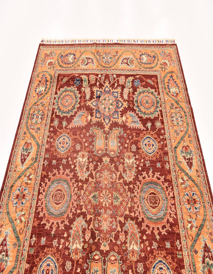 Detail image of 5' 9 x 8'  Hand Knotted Ariana Ziegler Rug