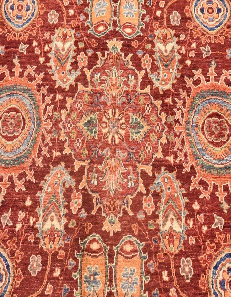 Detail image of 5' 9 x 8'  Hand Knotted Ariana Ziegler Rug