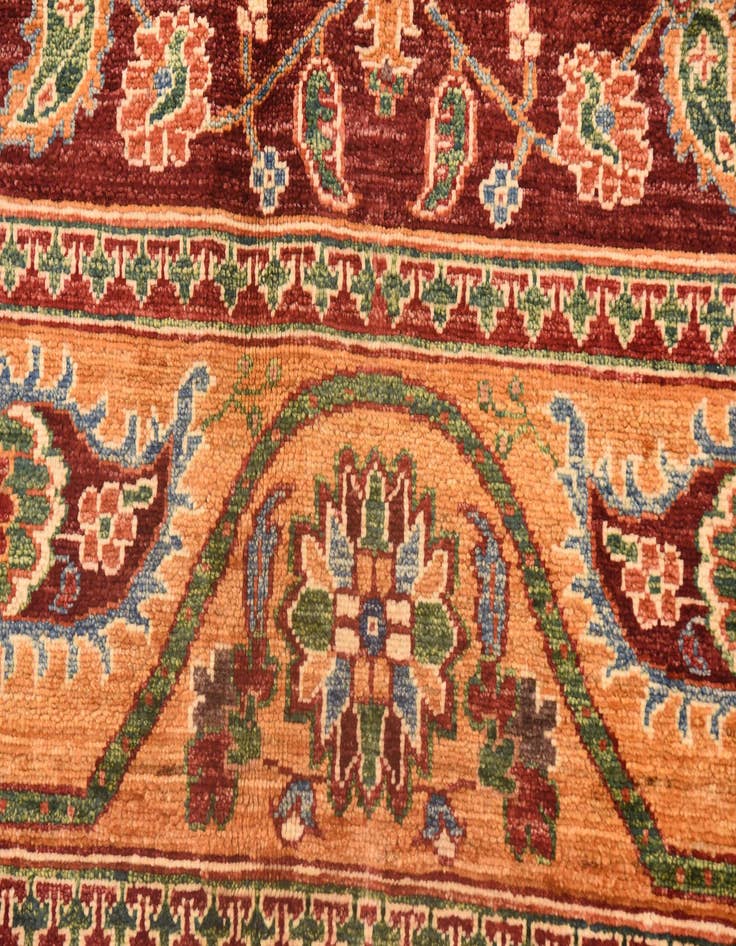 Detail image of 5' 9 x 8'  Hand Knotted Ariana Ziegler Rug