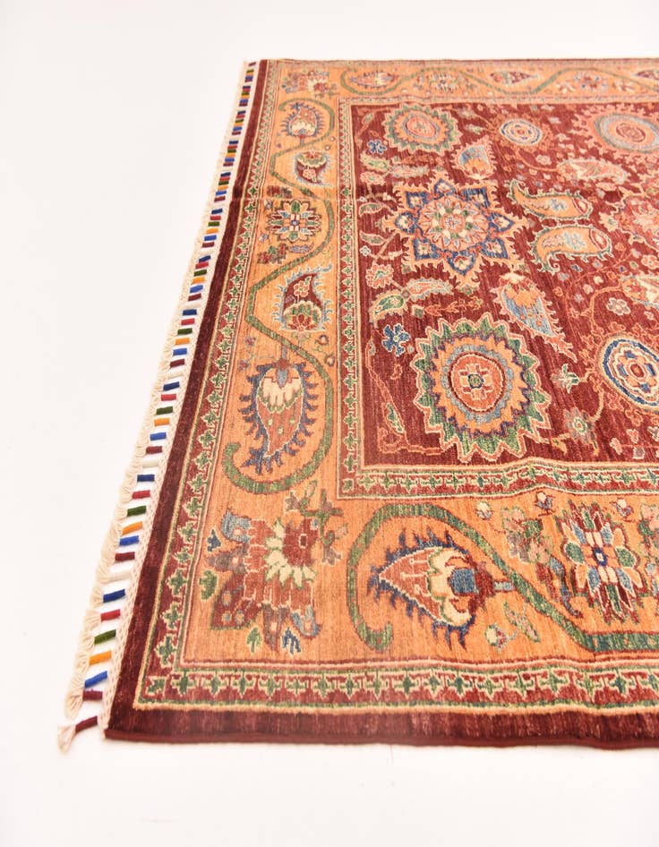 Detail image of 5' 9 x 8'  Hand Knotted Ariana Ziegler Rug