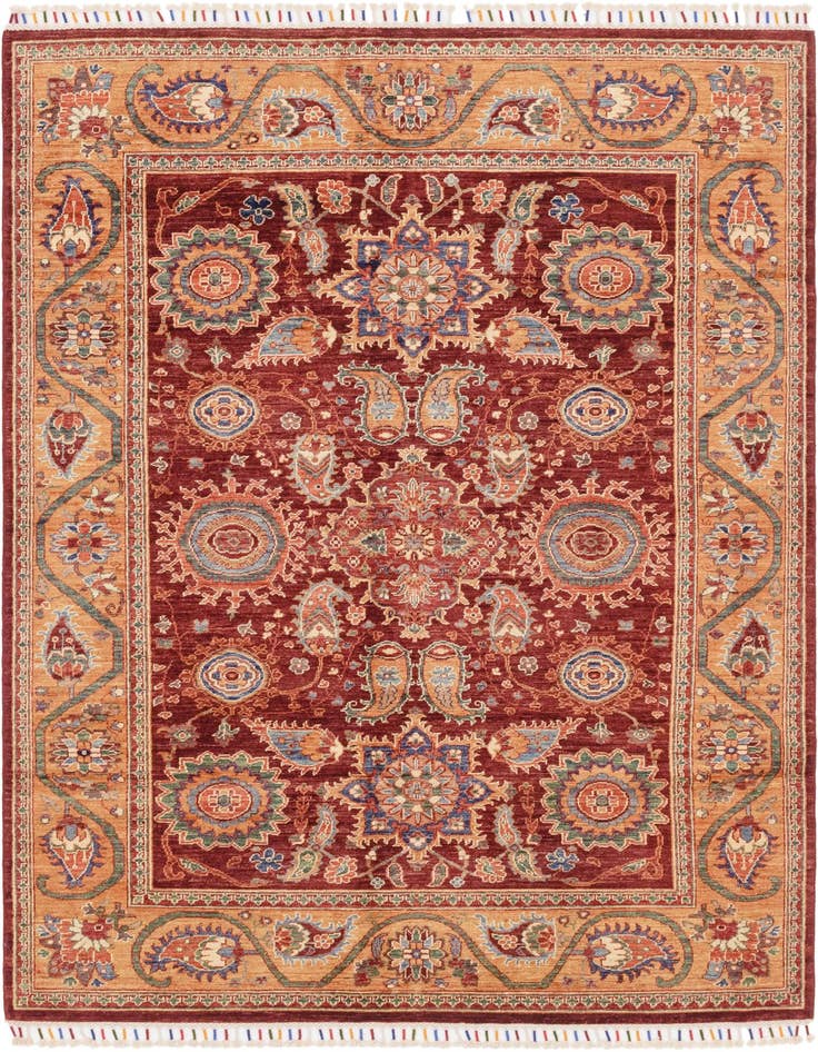 Detail image of 5' 9 x 8' Hand Knotted Ariana Ziegler Rug