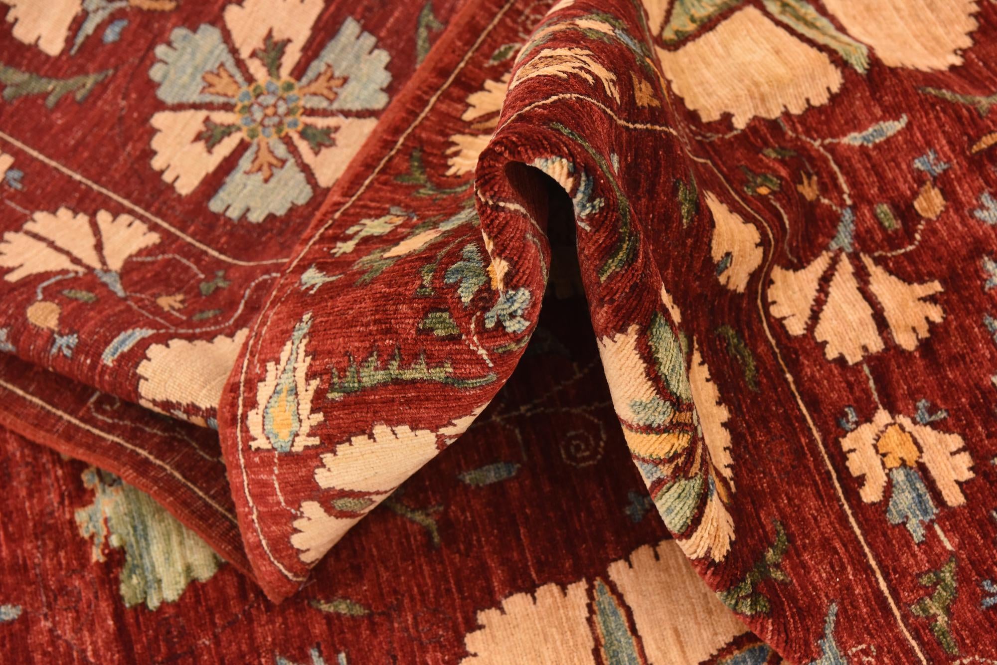 5' 10 x 8' 1 Hand Knotted Ariana Ziegler Oriental Rug