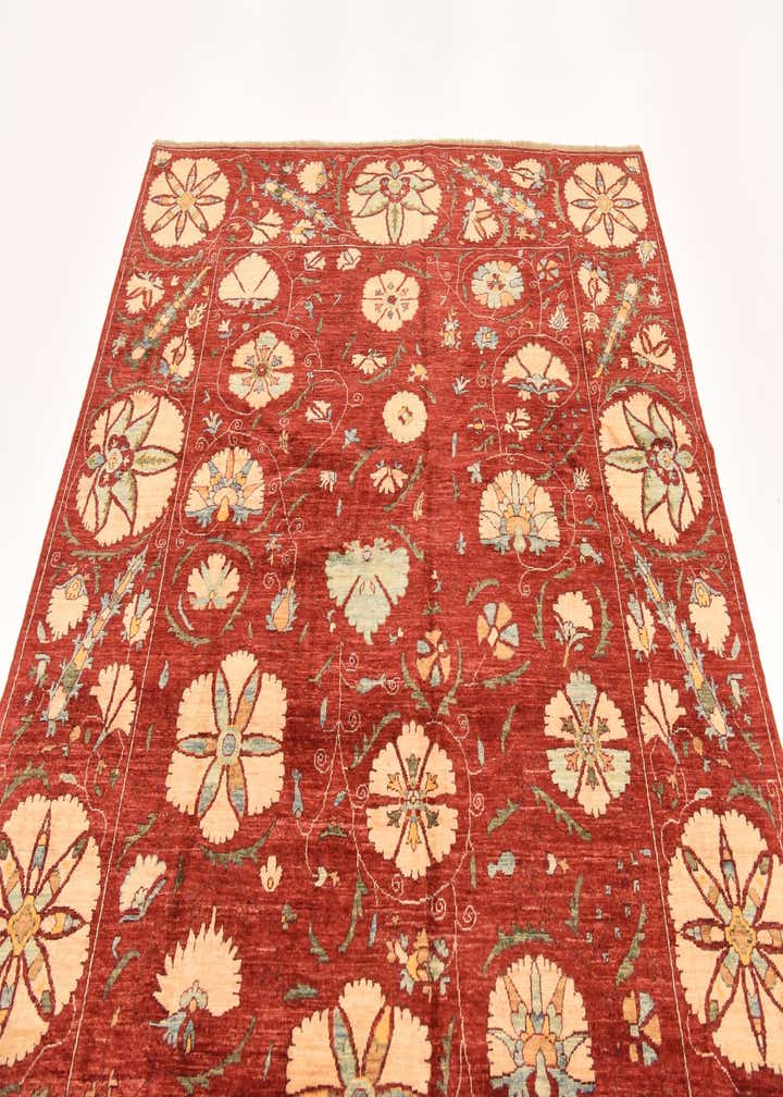 5' 10 x 8' 1 Hand Knotted Ariana Ziegler Oriental Rug
