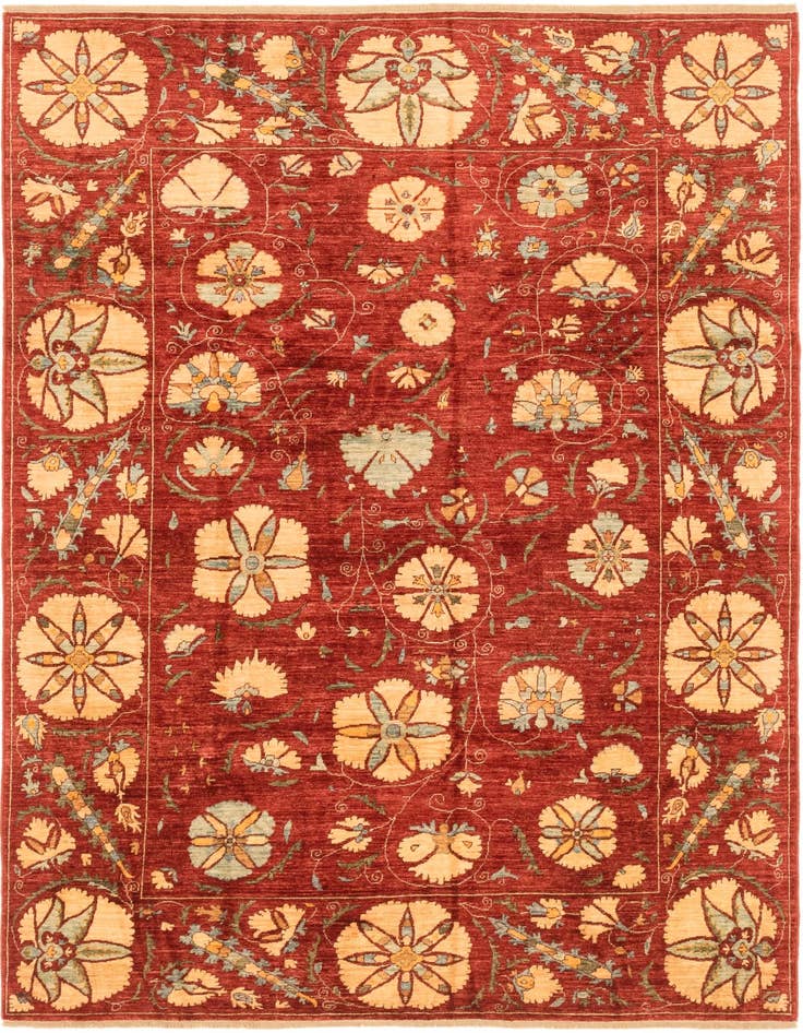 Detail image of 5' 10 x 8' 1 Hand Knotted Ariana Ziegler Oriental Rug