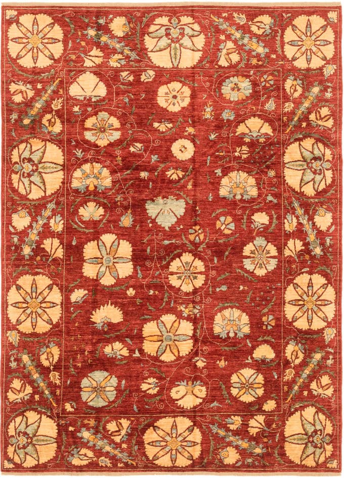Detail image of 5' 10 x 8' 1 Hand Knotted Ariana Ziegler Oriental Rug