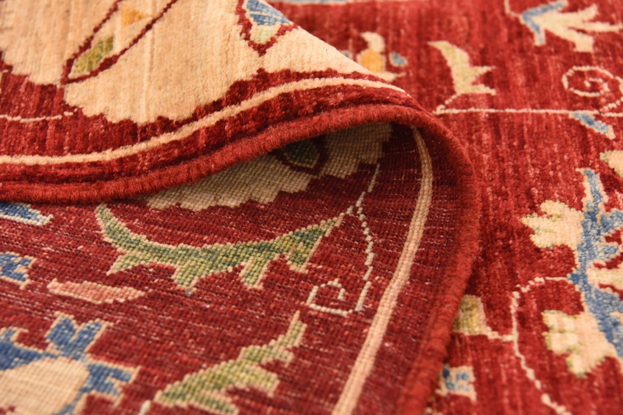 5' 8 x 8' 1 Hand Knotted Ariana Ziegler Oriental Rug