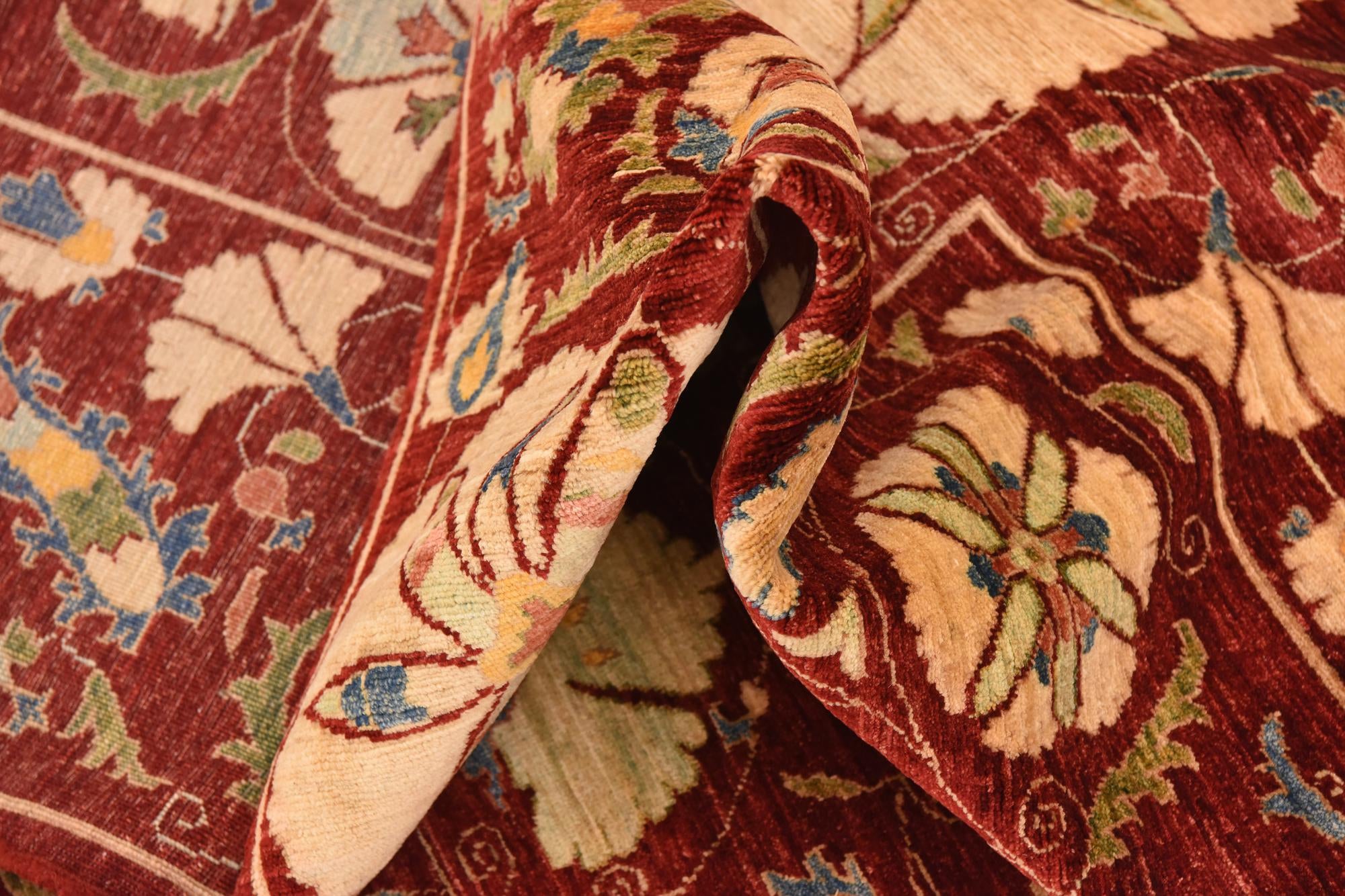 5' 8 x 8' 1 Hand Knotted Ariana Ziegler Oriental Rug