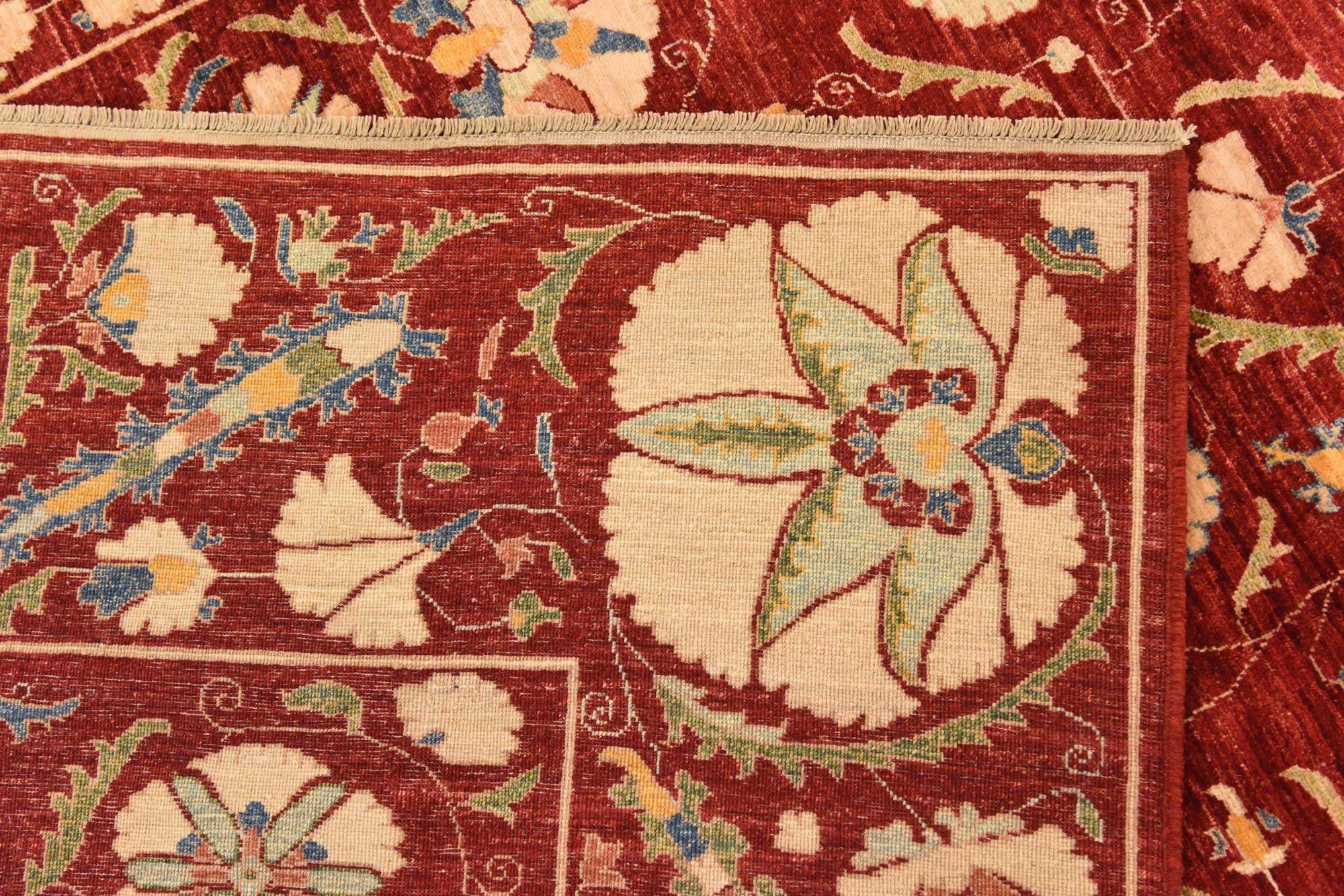 5' 8 x 8' 1 Hand Knotted Ariana Ziegler Oriental Rug