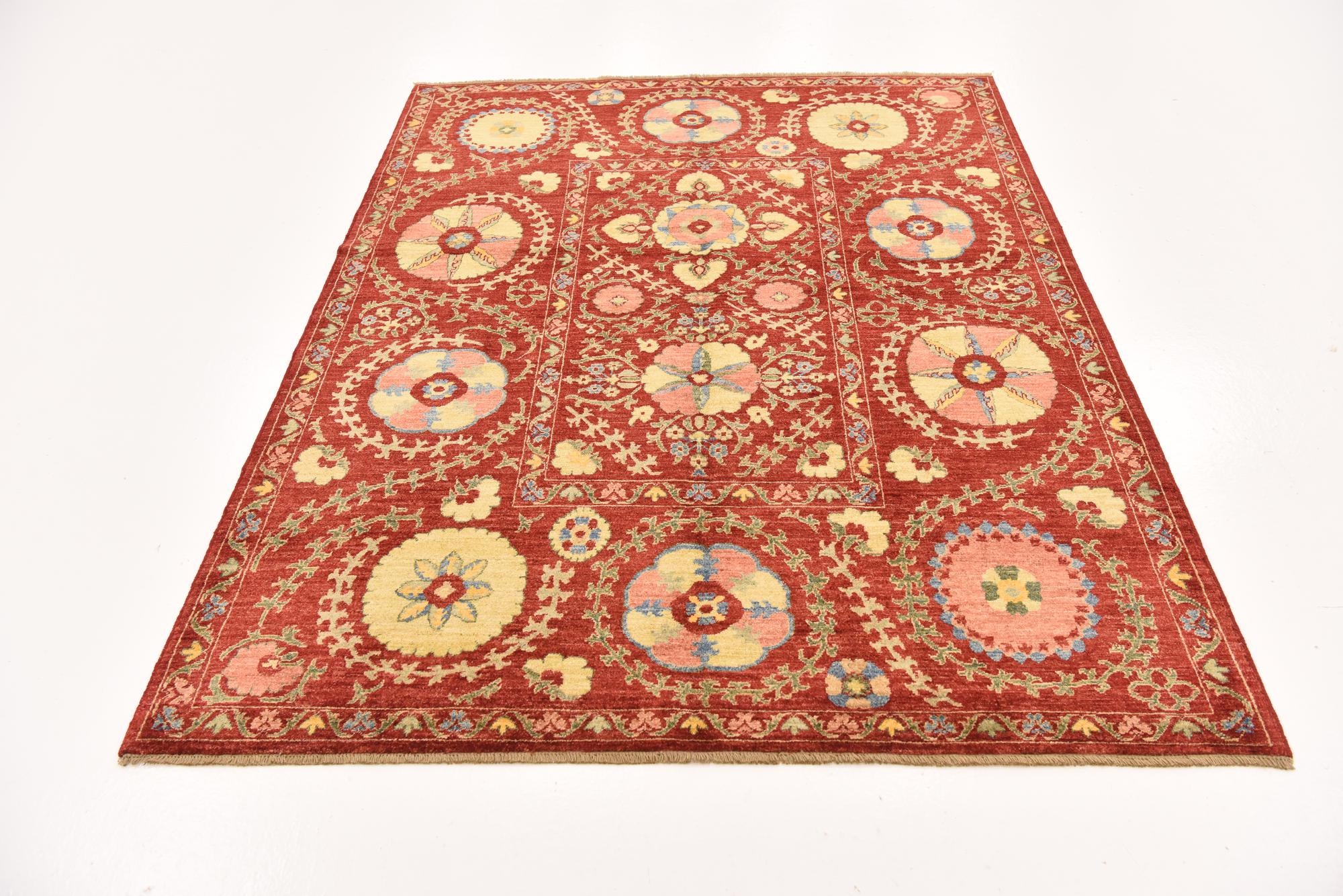 5' 2 x 6' 8 Hand Knotted Ariana Ziegler Oriental Rug