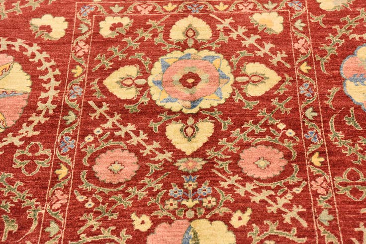 Detail image of 5' 2 x 6' 8 Hand Knotted Ariana Ziegler Oriental Rug