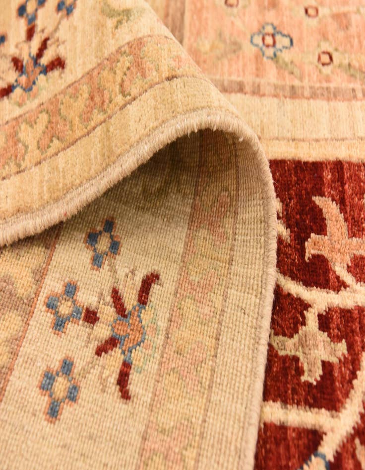 Detail image of 8' 2 x 11'  Hand Knotted Ariana Ziegler Rug