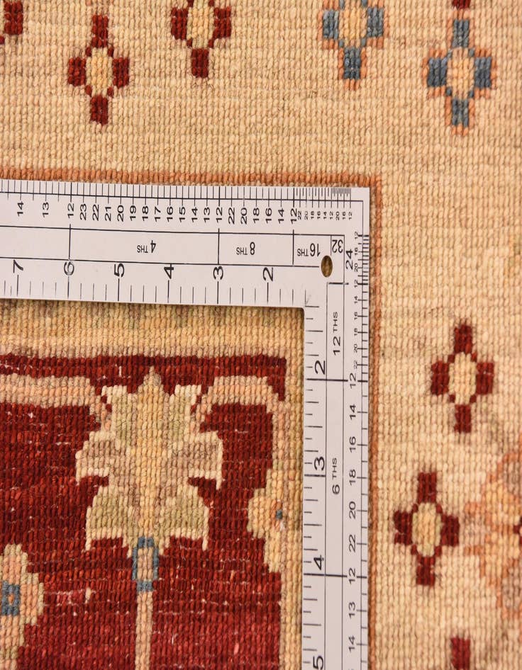 Detail image of 8' 2 x 11'  Hand Knotted Ariana Ziegler Rug