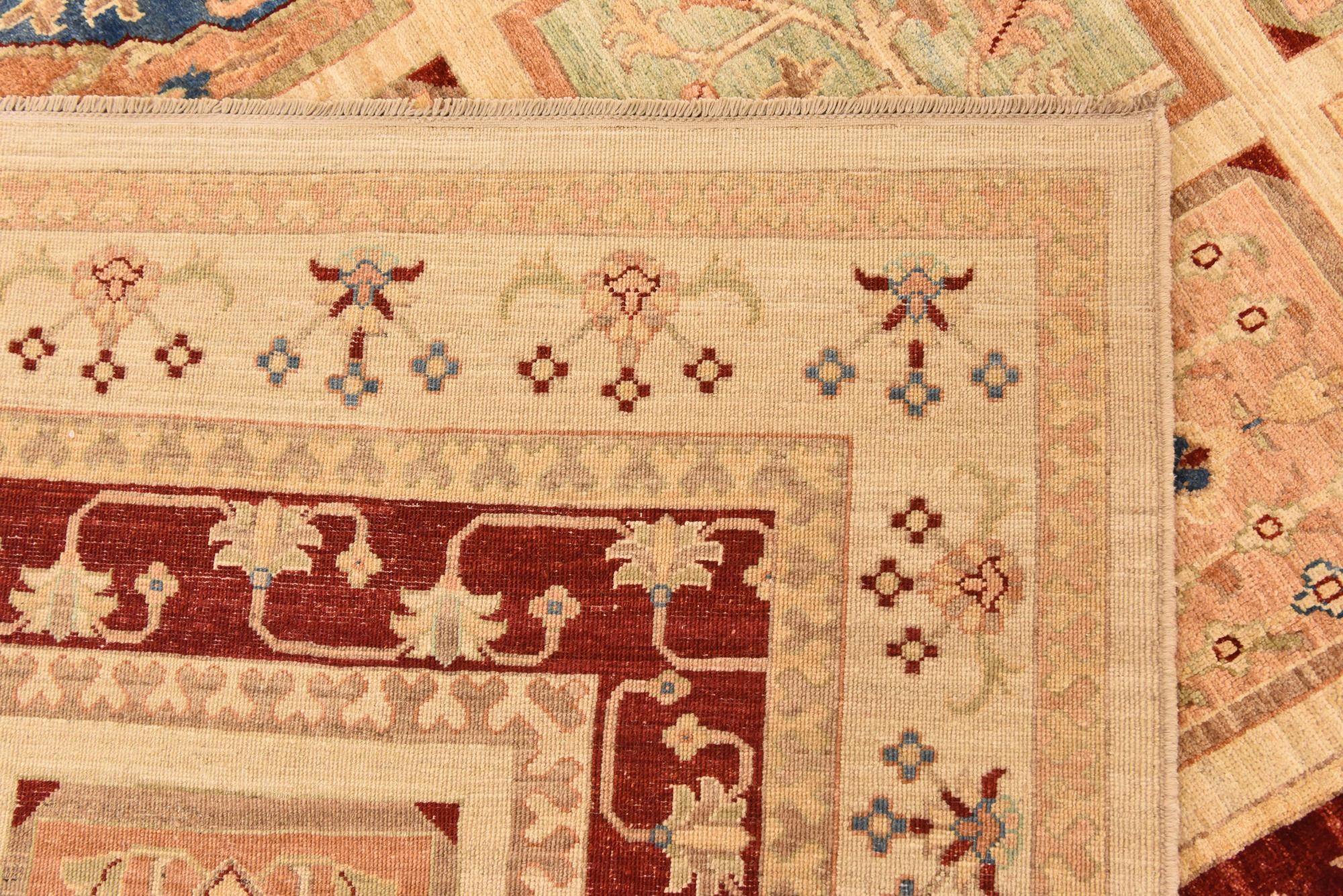 8' 2 x 11' Hand Knotted Ariana Ziegler Rug