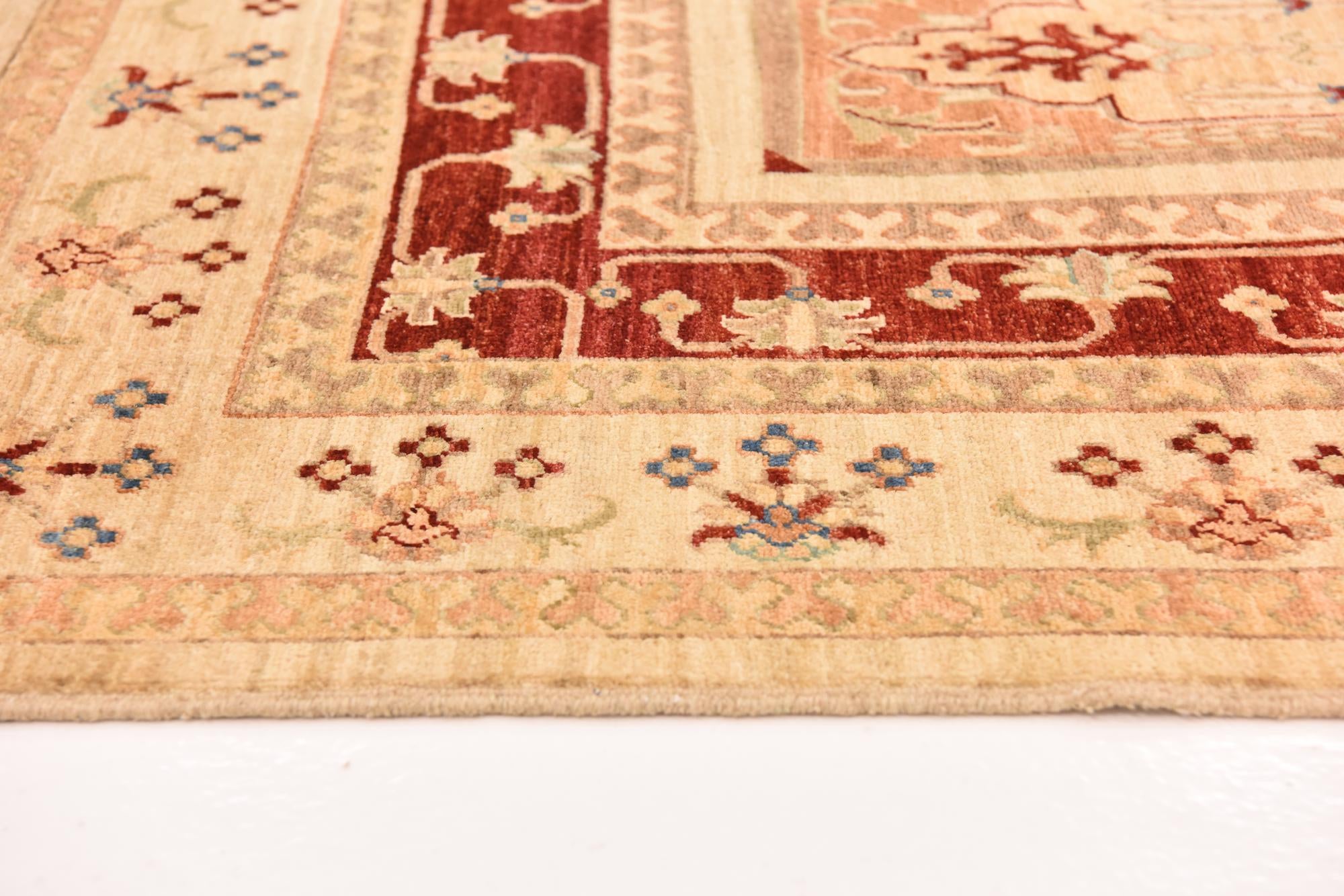 8' 2 x 11' Hand Knotted Ariana Ziegler Rug
