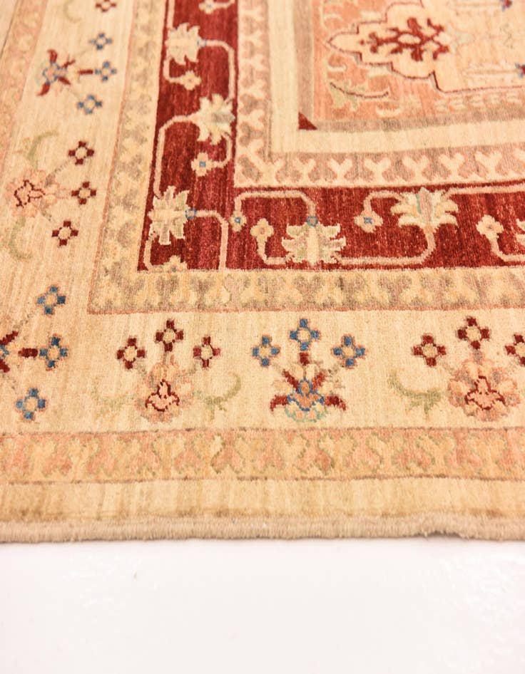 Detail image of 8' 2 x 11'  Hand Knotted Ariana Ziegler Rug